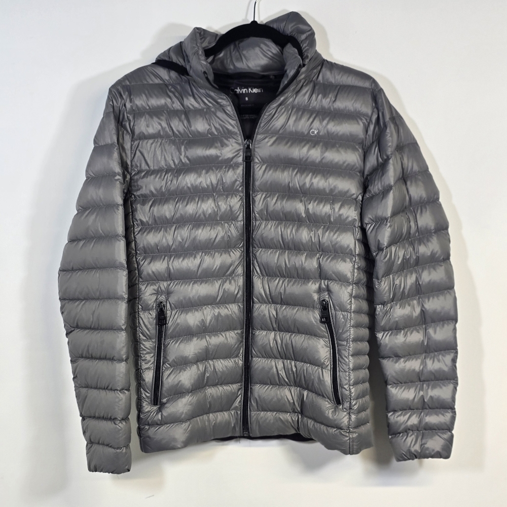Men's Gray Puffer Jacket